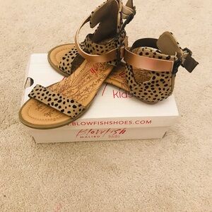 GUC Blowfish Leopard Print Sandals